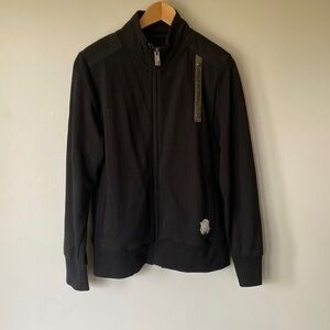 Cirque de Soleil men’s full zip black sweater